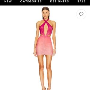 Sexy, Pink mini party dress! Micheal Costello x Revolve dress. Sz small.